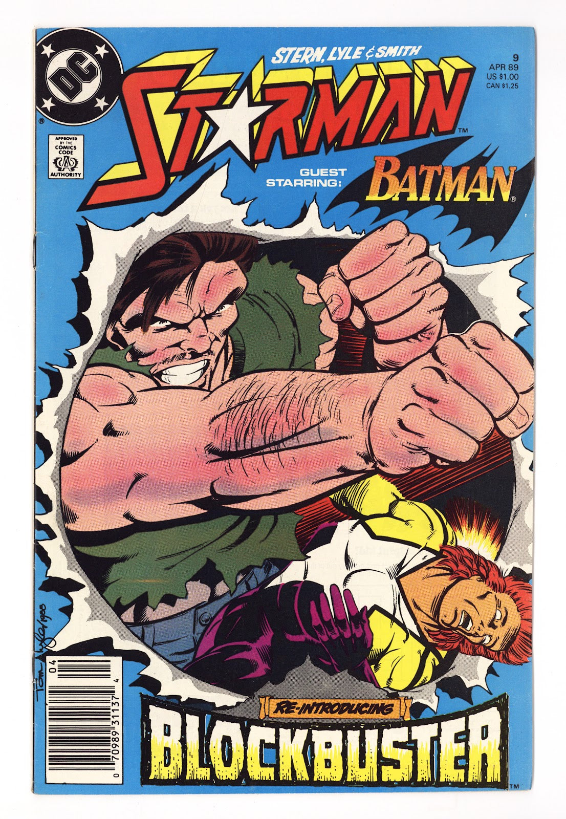 Starman Vol 1 9  Mid Grade   (1989)   Newsstand  