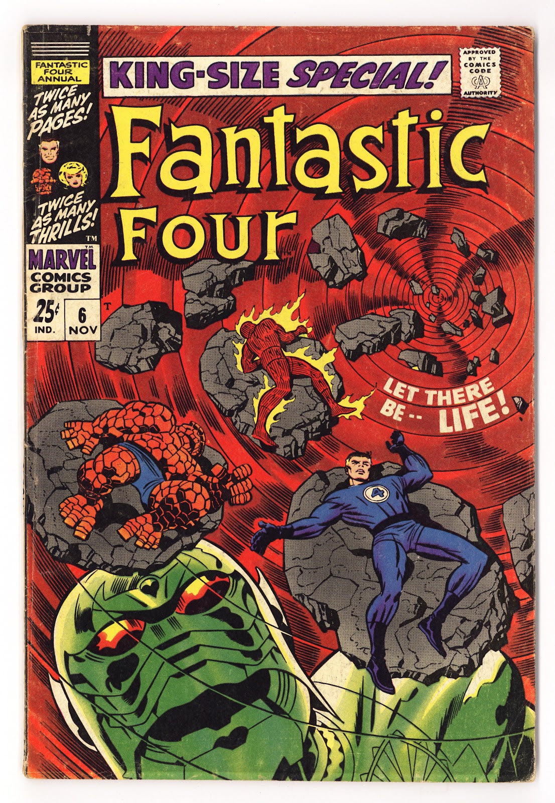 Fantastic Four Annual Vol 1 6 VG (4.0) (1968) 