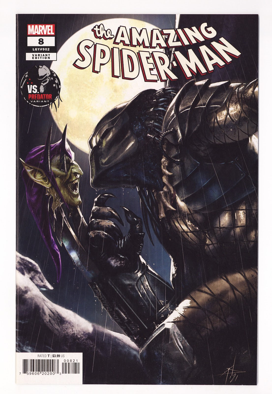 The Amazing Spider-Man Vol 6 8 (902) High Grade (2022) Dell'Otto Variant 