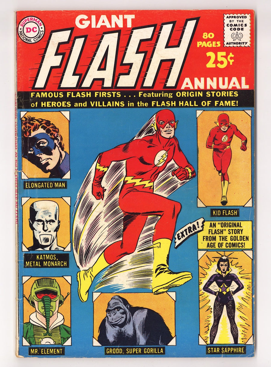 Flash Annual Vol 1 1  VG+ (4.5)   (1963)