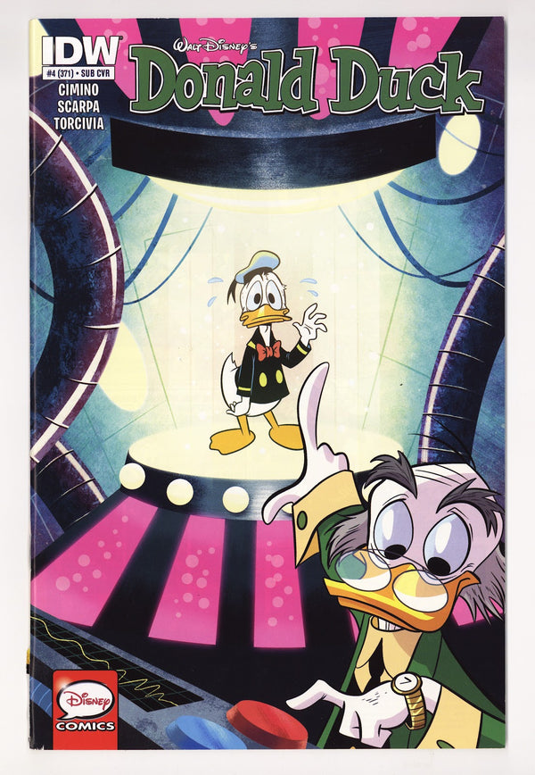 Donald Duck   4 / 371  Low Grade Strip of Back Cover Missing  (2015) Charm   Variant