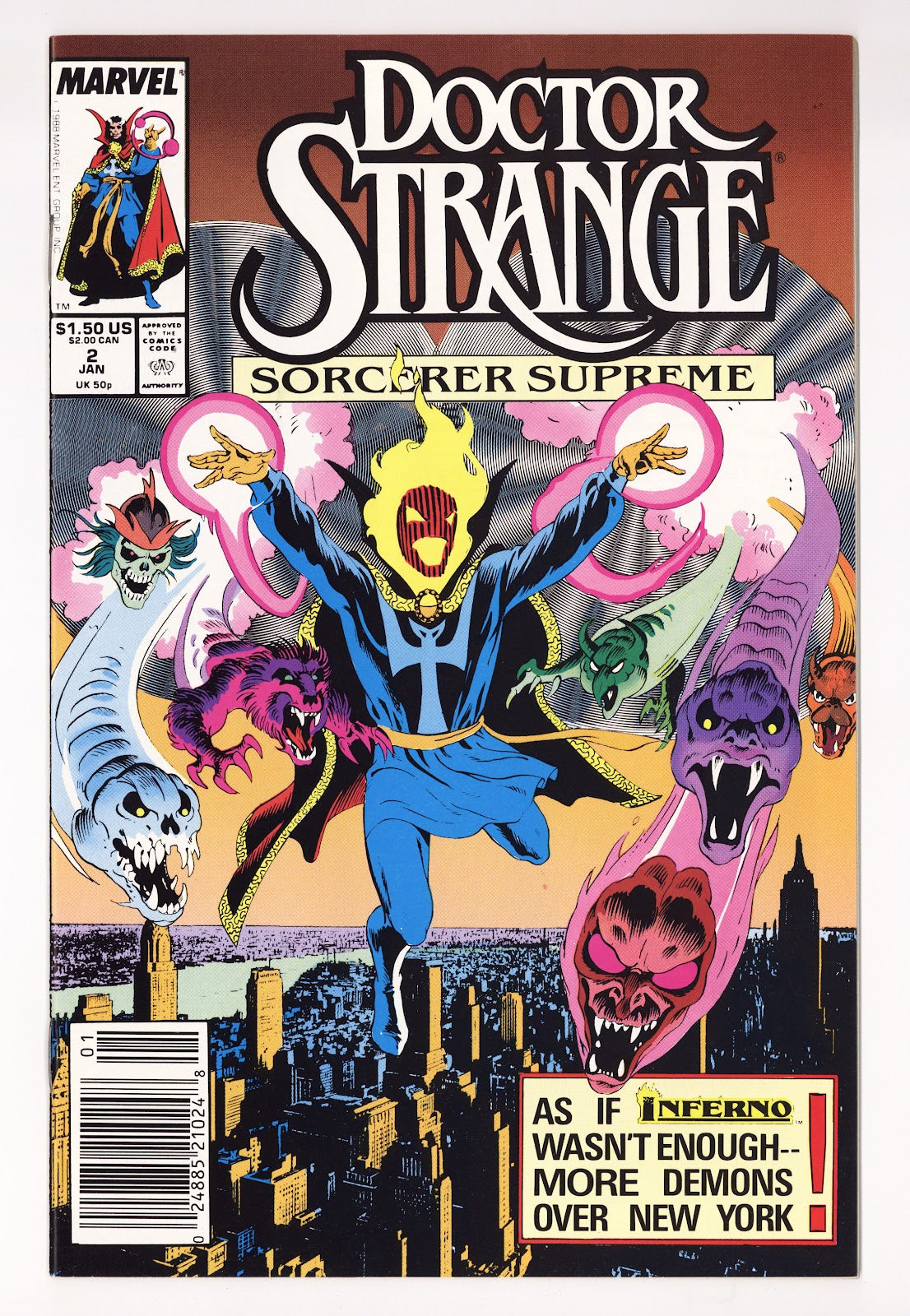Doctor Strange, Sorcerer Supreme Vol 1 2  High Grade   (1989)     