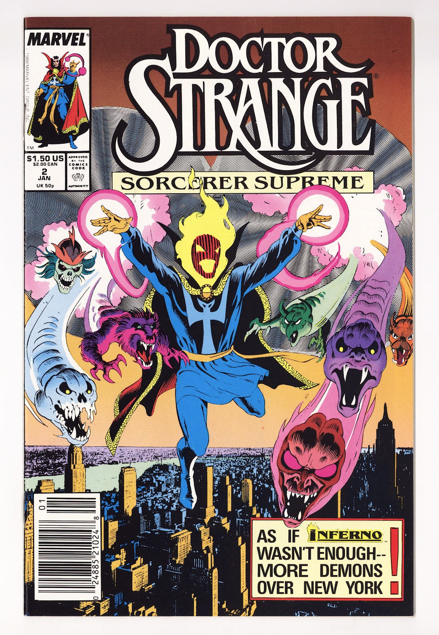 Doctor Strange, Sorcerer Supreme Vol 1 2  High Grade   (1989)     