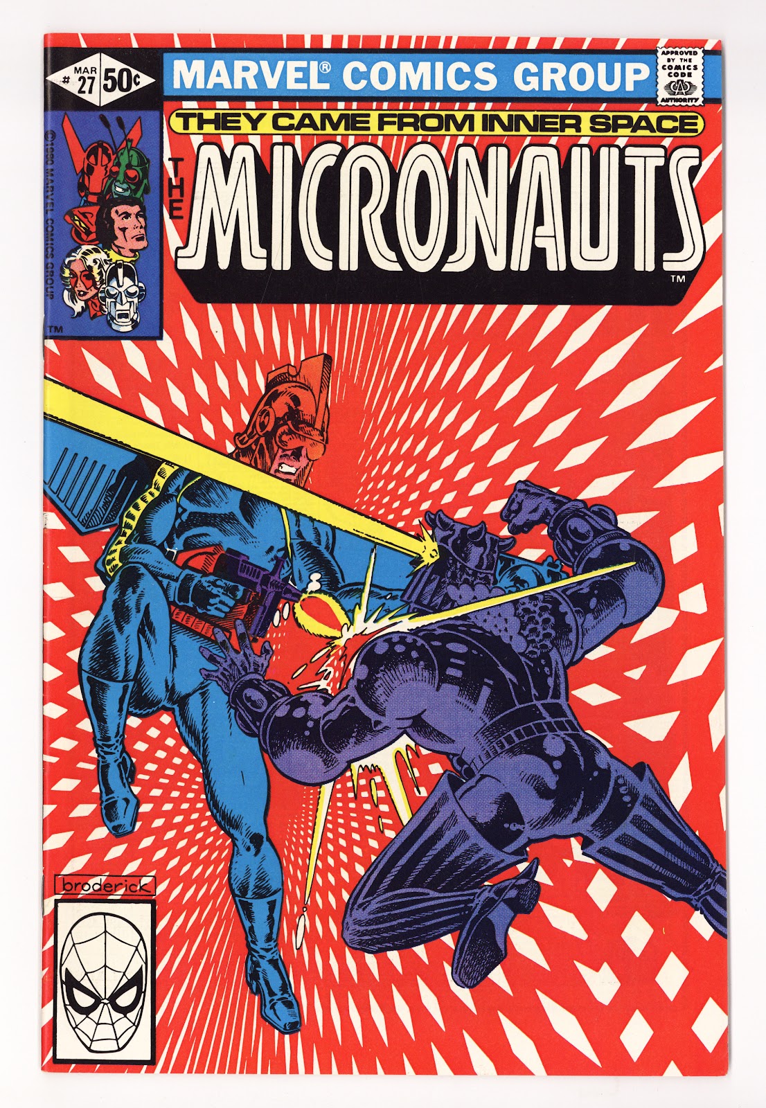 Micronauts Vol 1 27  High Grade   (1981)     