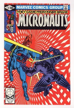 Micronauts Vol 1 27  High Grade   (1981)