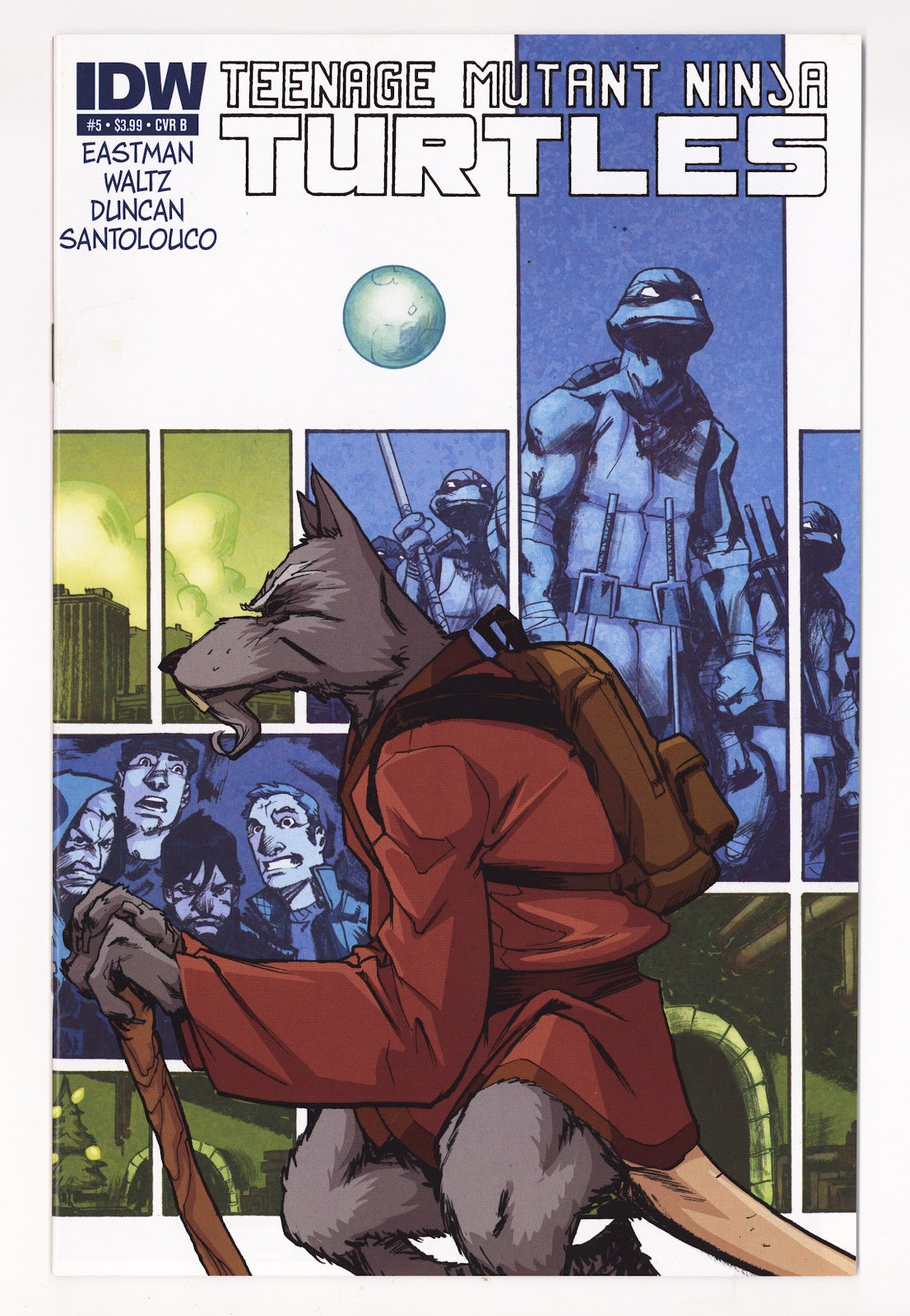 Teenage Mutant Ninja Turtles Vol 5 5 Mid Grade (2011) Santolouco Variant 