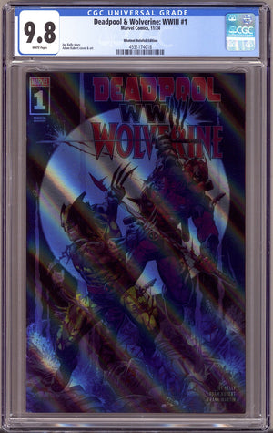Deadpool & Wolverine: WWIII   1 CGC 9.8 (NM/M)   (2024) Kubert Whatnot Holofoil  Exclusive Variant