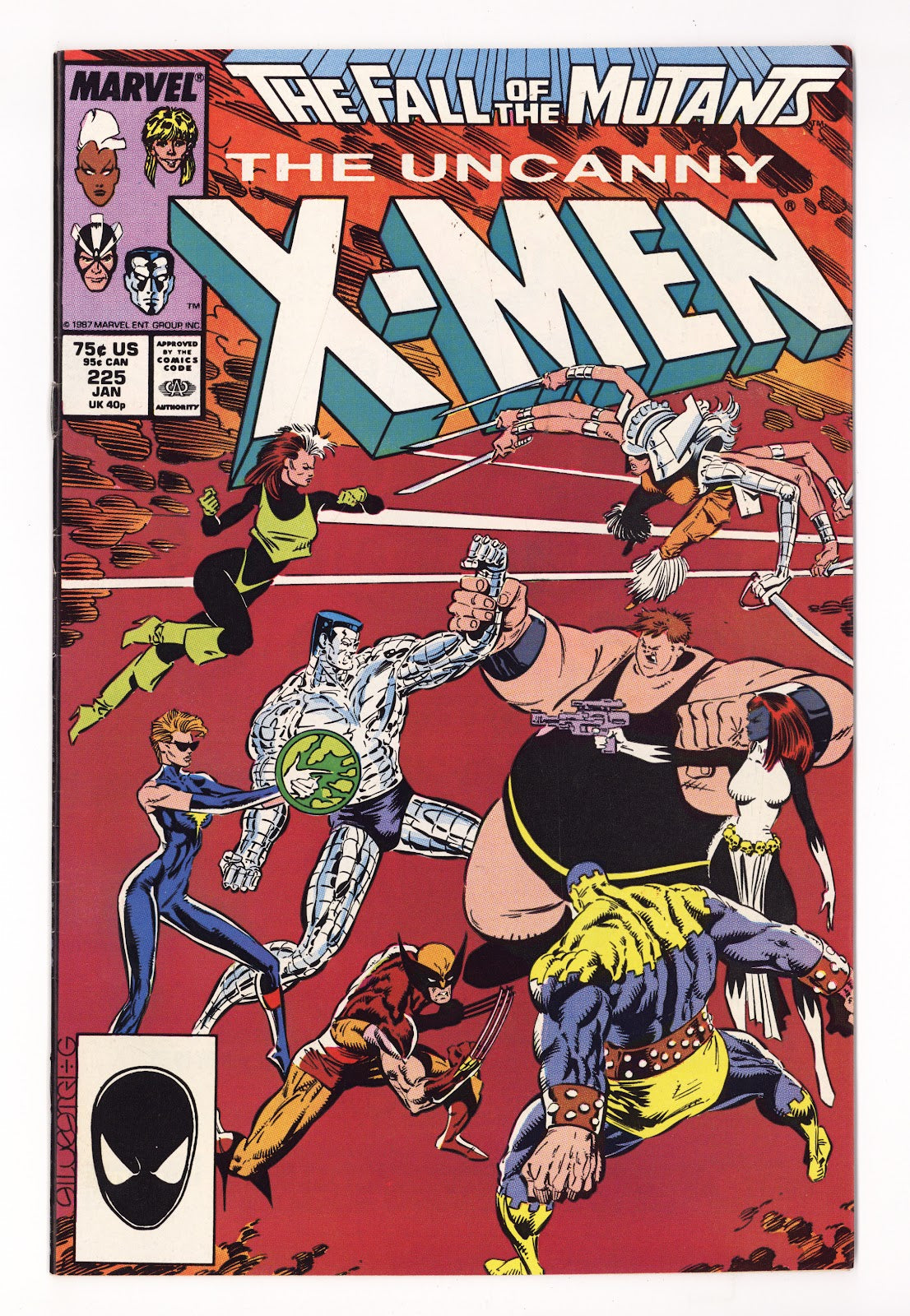 The Uncanny X-Men Vol 1 225  Mid Grade   (1988)   Direct  