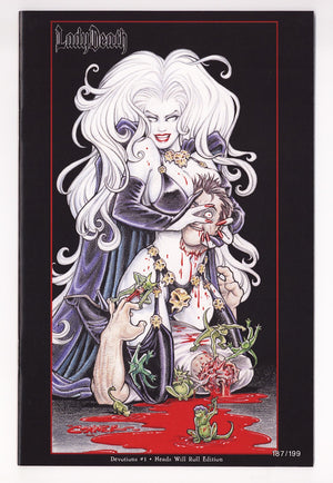 Lady Death: Devotions 1 NM (9.4) (2019) Conner Heads Will Roll Exclusive Variant