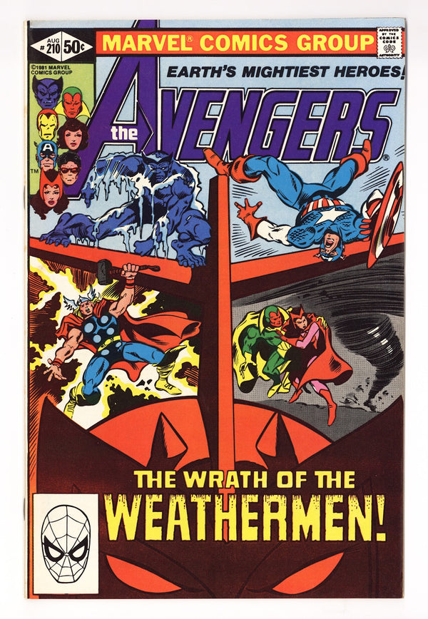 The Avengers Vol 1 210  High Grade   (1981)