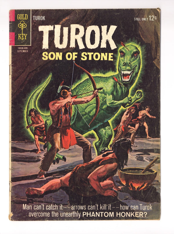 Turok, Son of Stone 41 Very Low Grade Stain Back Cover (1964)