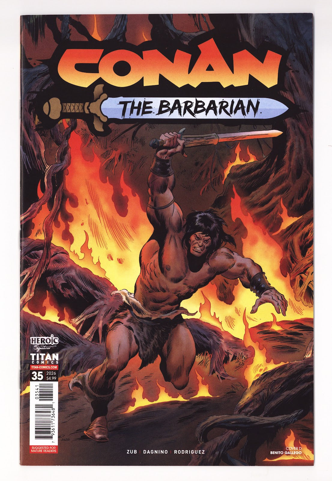 Conan the Barbarian #35 (2026) Gallego Variant