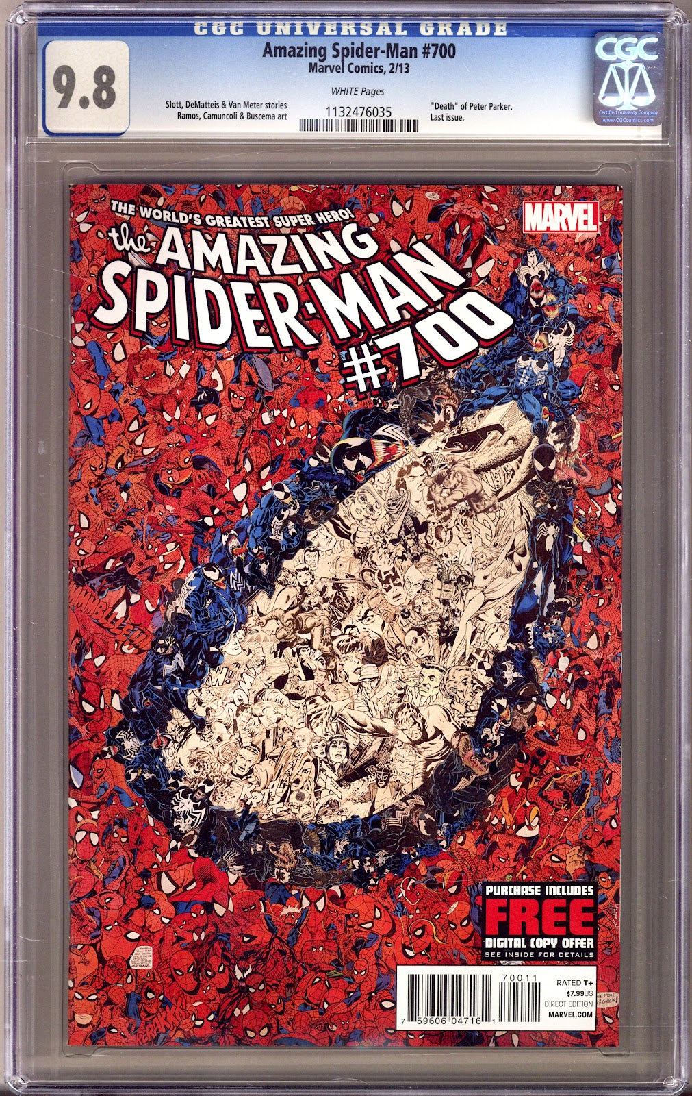 The Amazing Spider-Man Vol 2 700 CGC 9.8 (NM/M) (2013) 