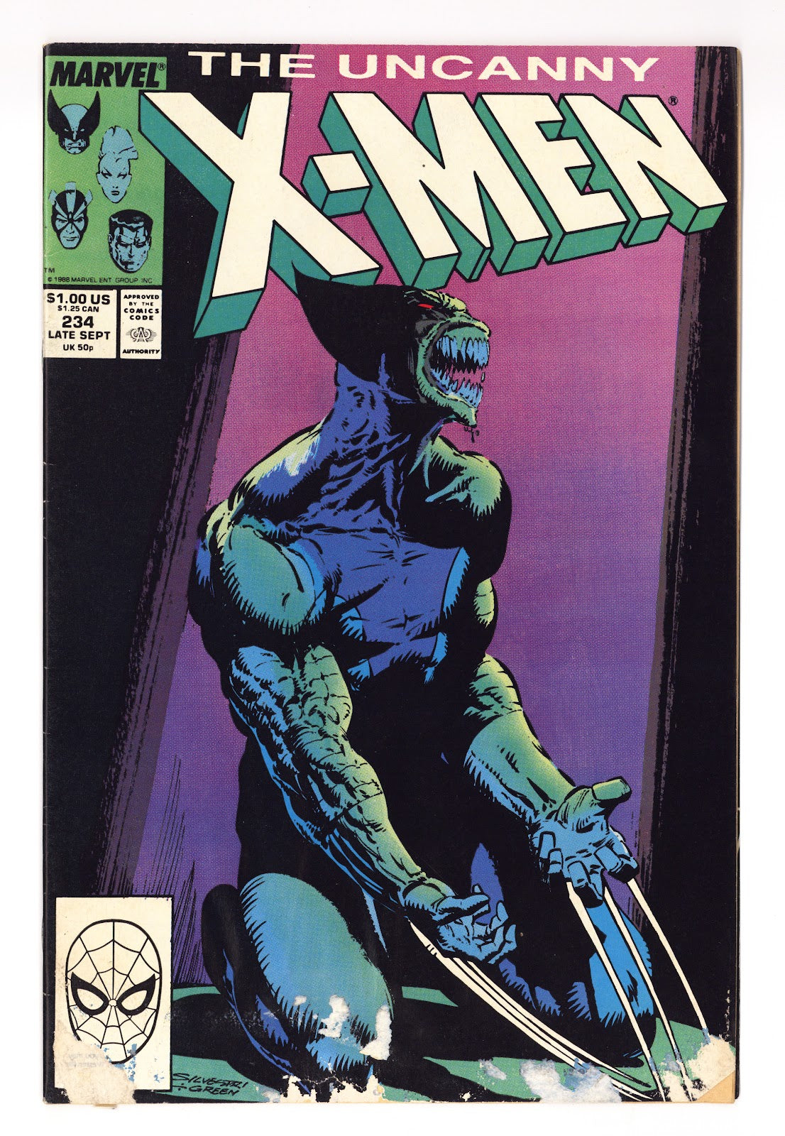 The Uncanny X-Men Vol 1 234  GD/VG (3.0)   (1988)     