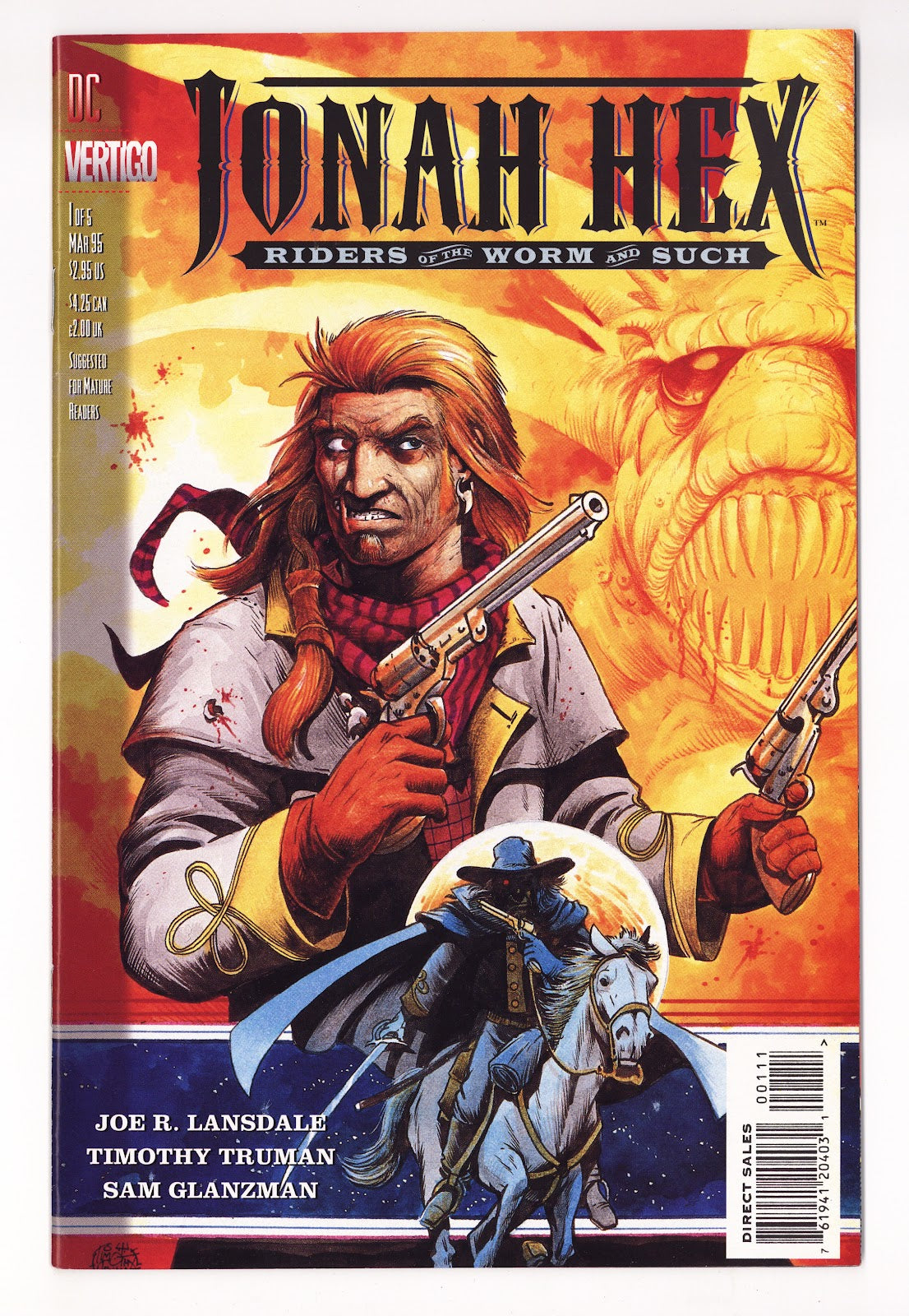 Jonah Hex: Riders of the Worm and Such   1  Mid Grade   (1995)     