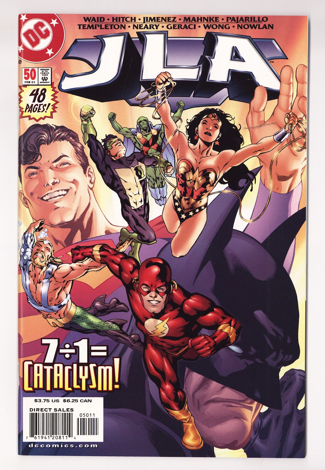 JLA 50 High Grade (2001) Direct Sales 