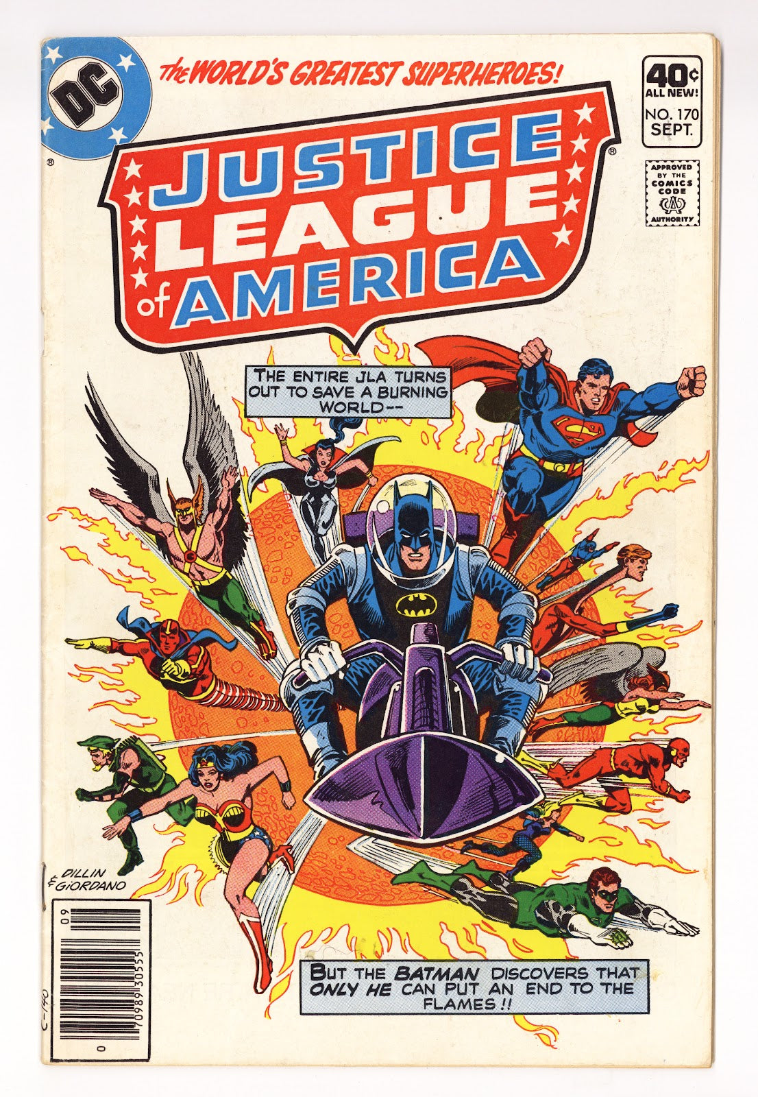 Justice League of America Vol 1 170 Low Grade (1979) 