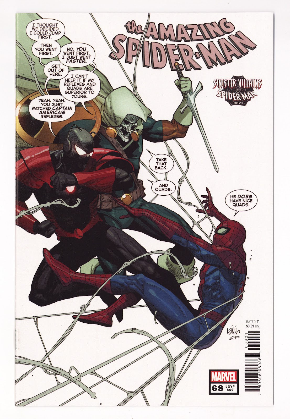 Amazing Spider-Man Vol 5 68 (869) High Grade (2021) Yu Variant 