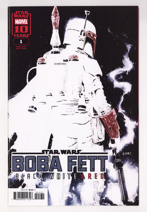 Star Wars: Boba Fett - Black, White & Red 1 High Grade (2025) Andrews Variant