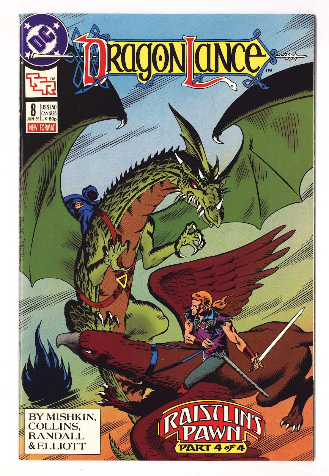 Dragonlance Comic Book 8 High Grade (1989) 