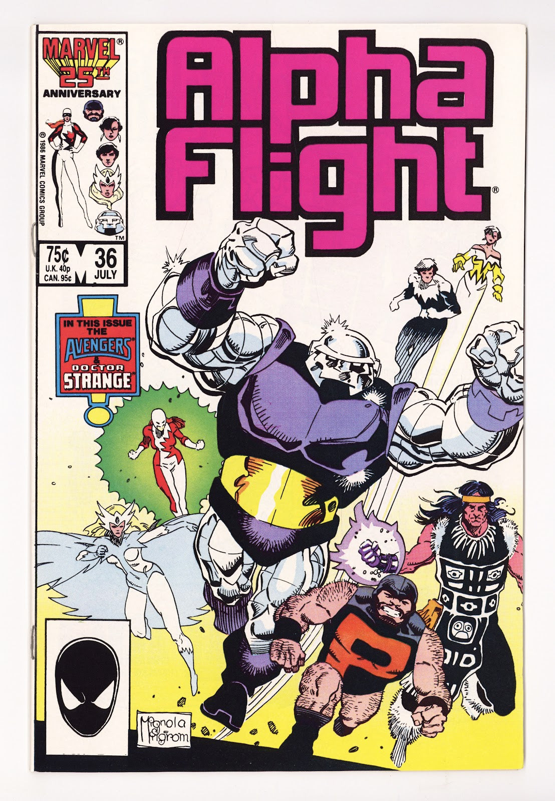 Alpha Flight Vol 1 36 High Grade (1986) 