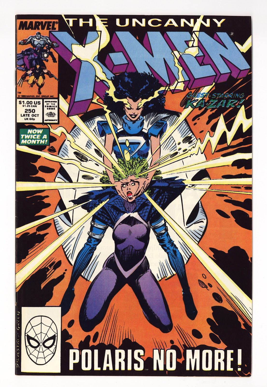 The Uncanny X-Men Vol 1 250  High Grade   (1989)