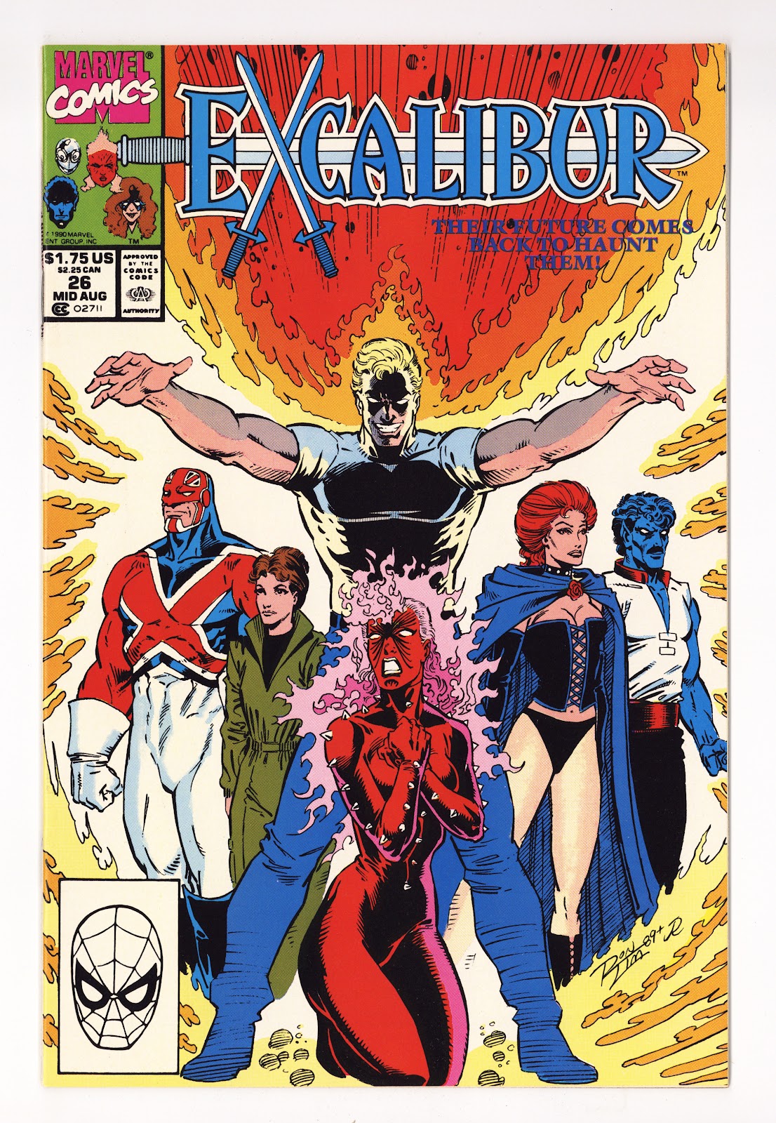 Excalibur Vol 1 26 High Grade (1990) Direct 