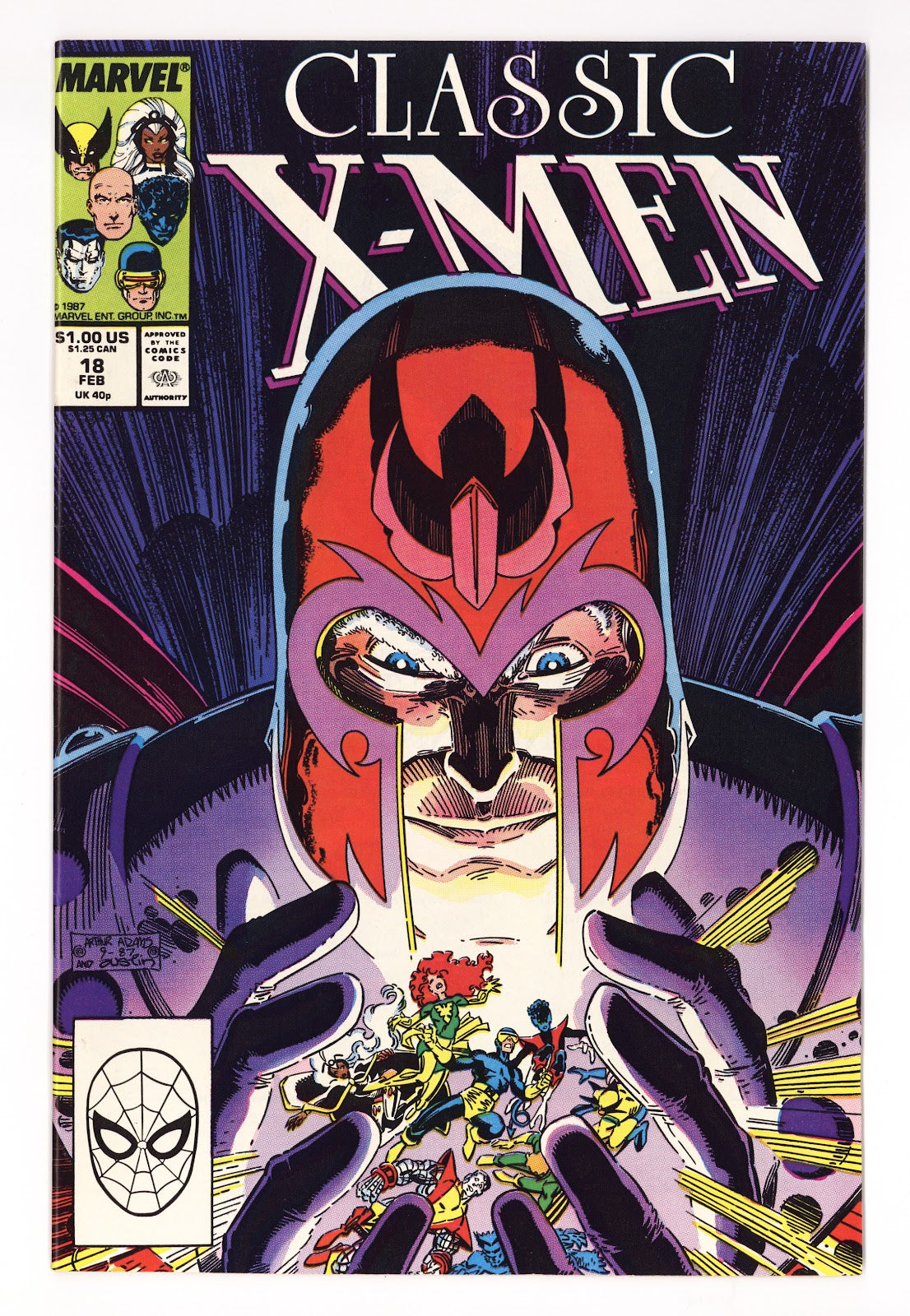 Classic X-Men 18 High Grade (1988) Direct 