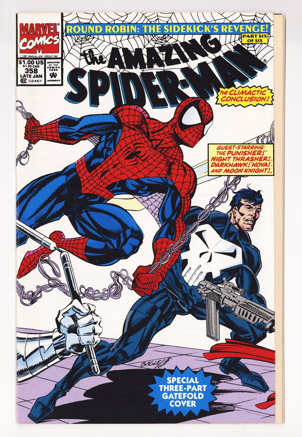 The Amazing Spider-Man Vol 1 358 Mid Grade (1992) Newsstand