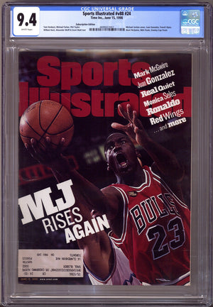 Sports Illustrated Vol 88 24 CGC 9.4 (NM)   (1998)   Subscription Edition