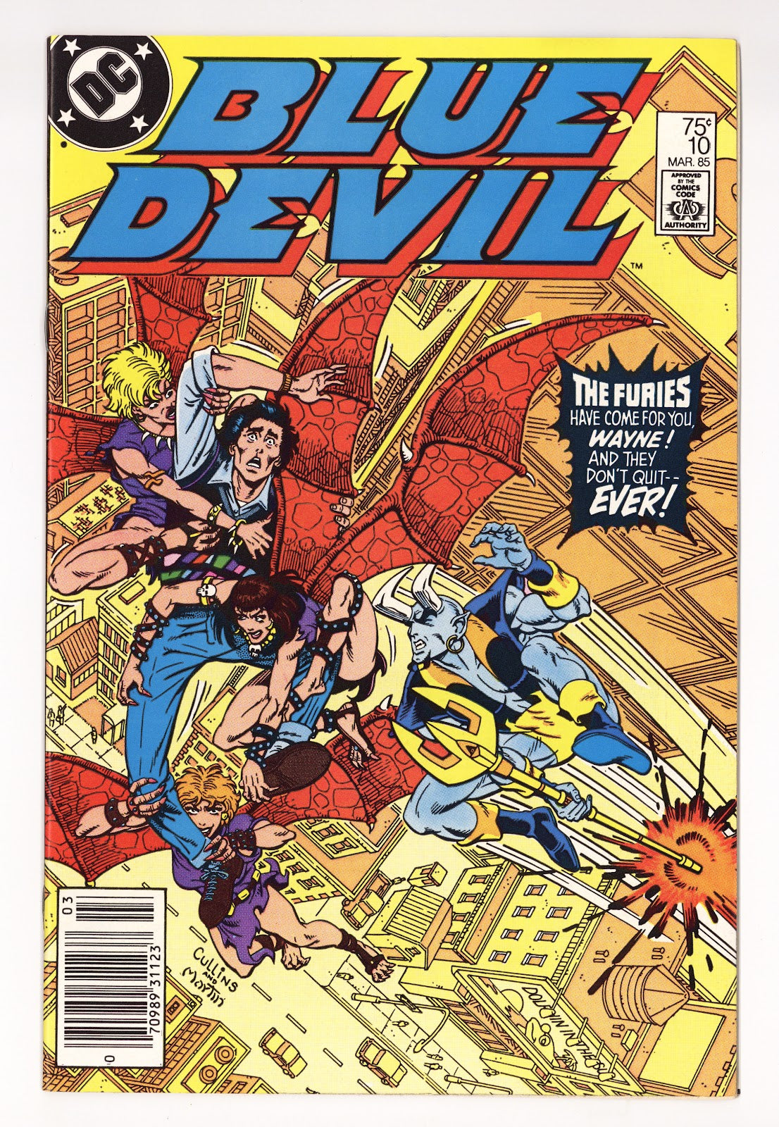 Blue Devil   10  High Grade   (1985)   Newsstand  