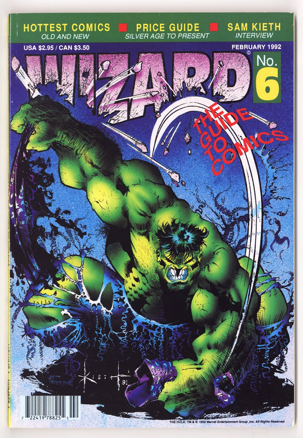 Wizard: The Comics Magazine 6 Mid Grade (1992) Newsstand