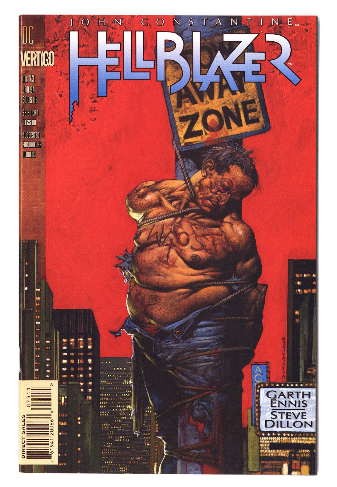 Hellblazer Vol 1 73  High Grade   (1994)