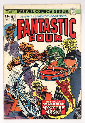 Fantastic Four Vol 1 154 Low Grade (1975)