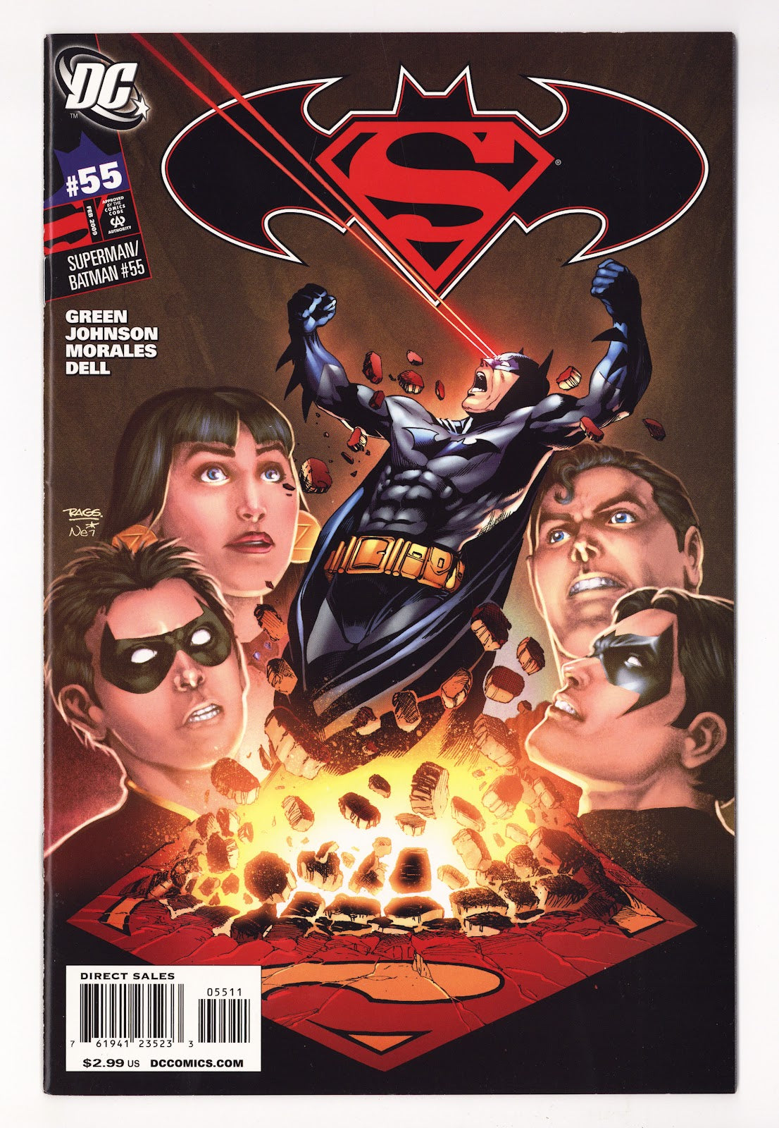 Superman / Batman   55  High Grade   (2009)   Direct Sales  