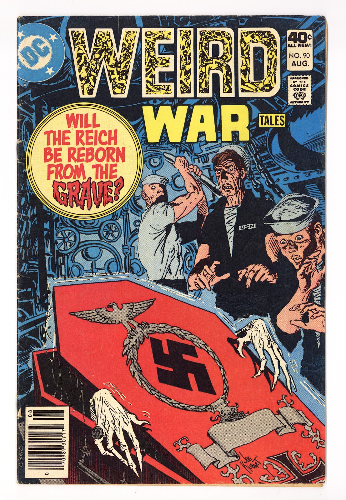 Weird War Tales Vol 1 90 Very Low Grade (1980) 