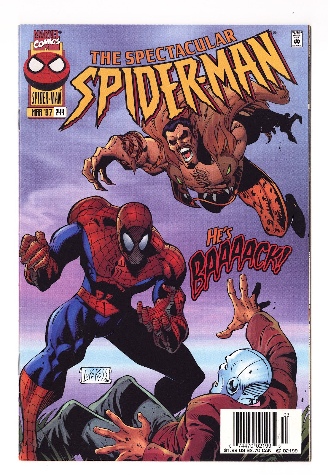 The Spectacular Spider-Man Vol 1 244  Mid Grade   (1997)   Newsstand