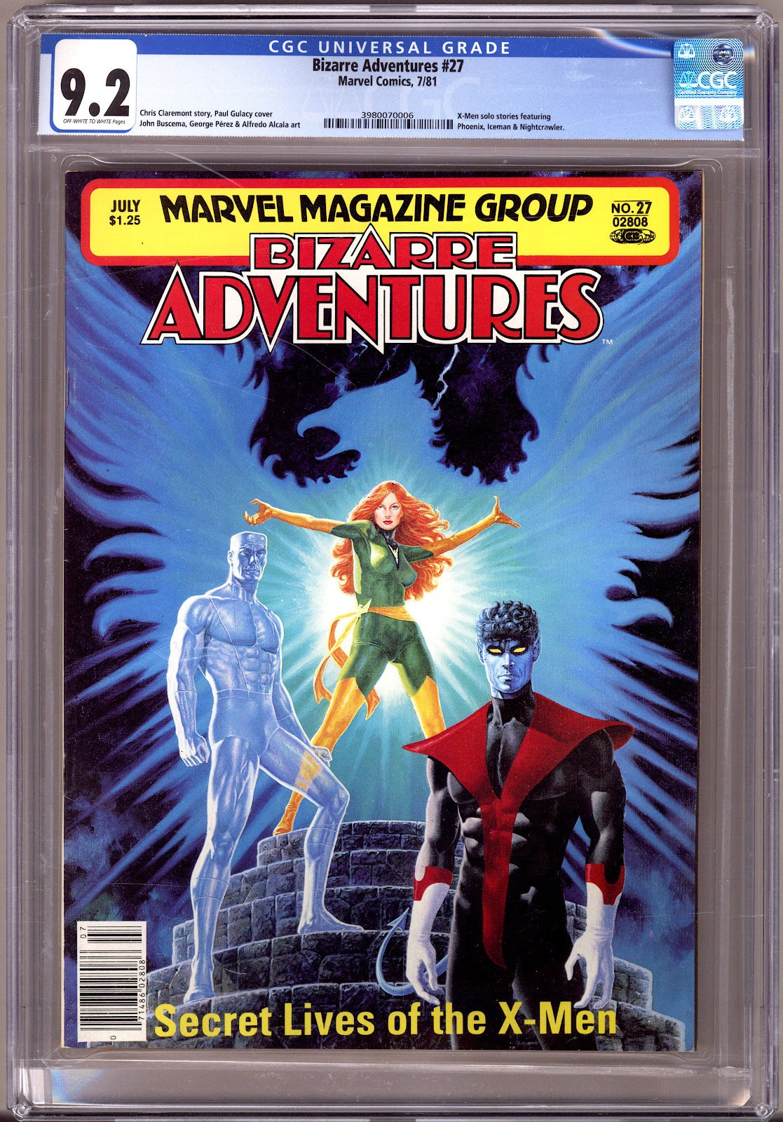 Bizarre Adventures 27 CGC 9.2 (NM-) (1981) 