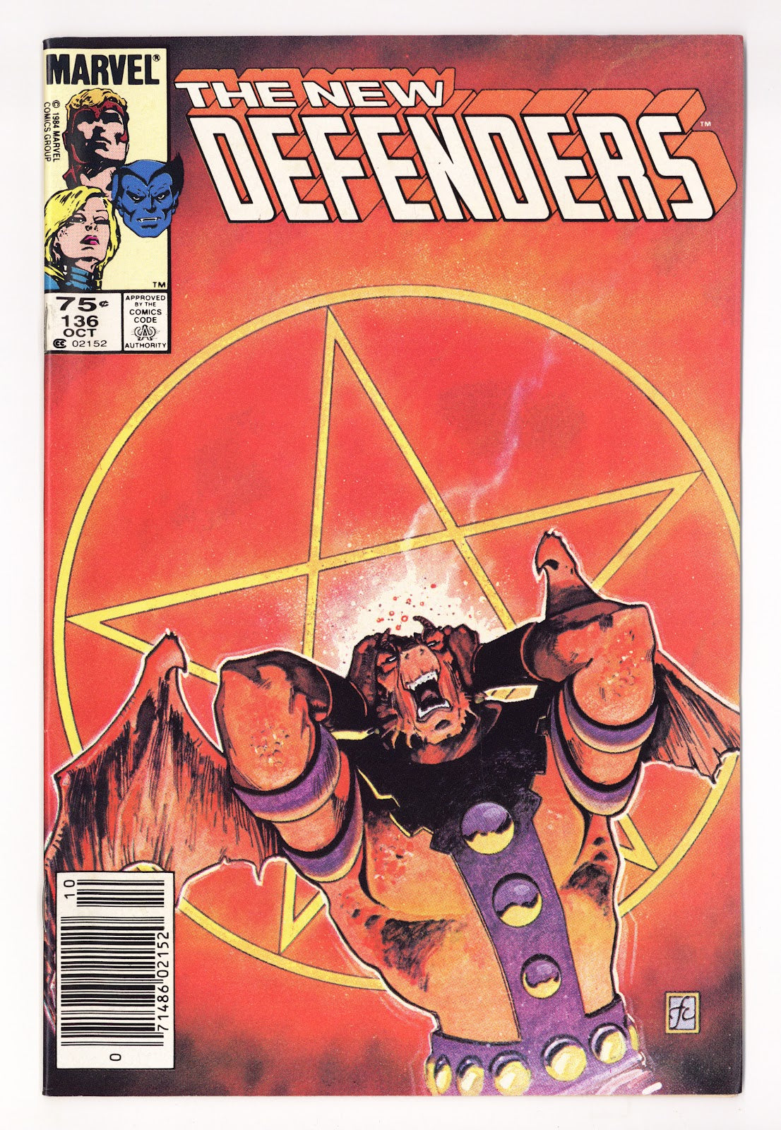 The Defenders Vol 1 136  High Grade   (1984)   Canadian Price Variant  