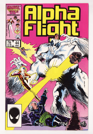 Alpha Flight Vol 1 44  High Grade   (1987)   Direct