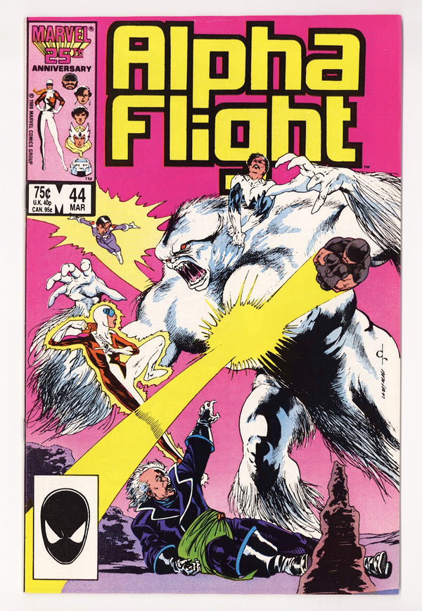 Alpha Flight Vol 1 44  High Grade   (1987)   Direct