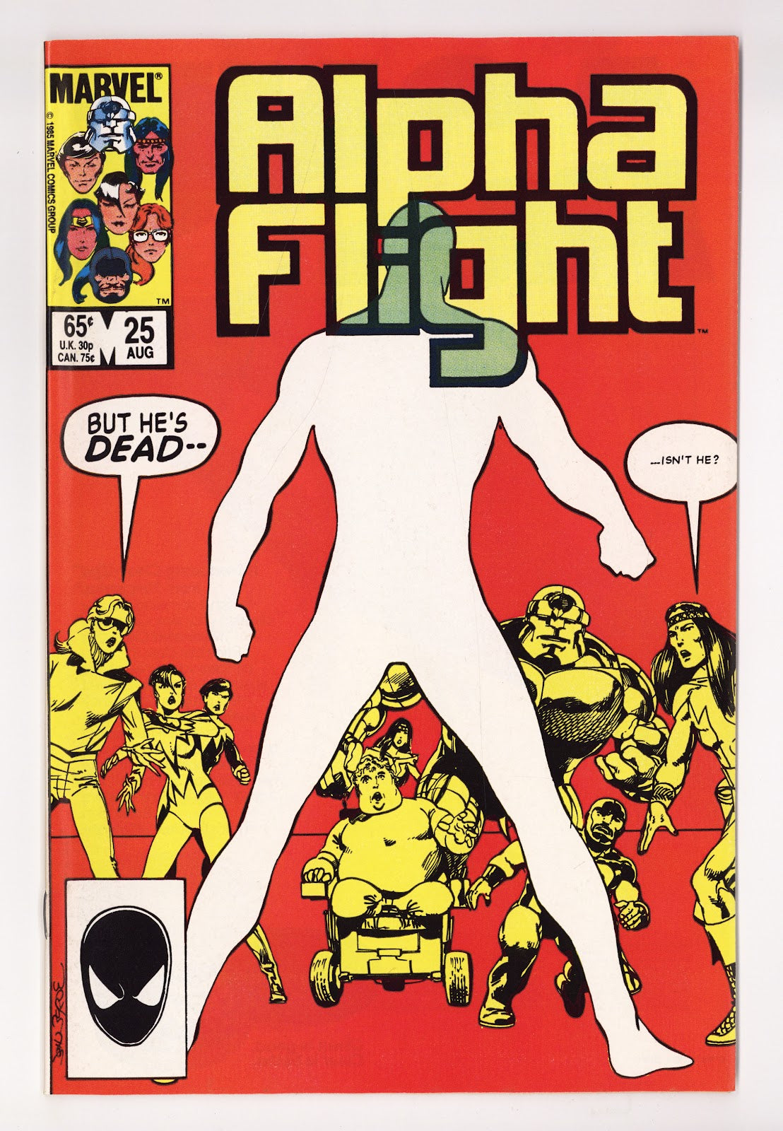 Alpha Flight Vol 1 25 High Grade (1985) Direct 