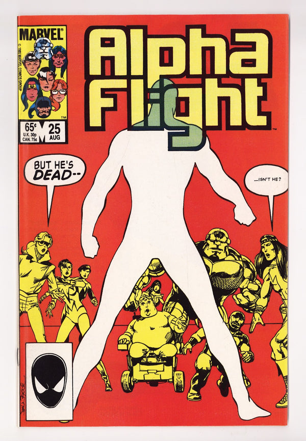 Alpha Flight Vol 1 25 High Grade (1985) Direct