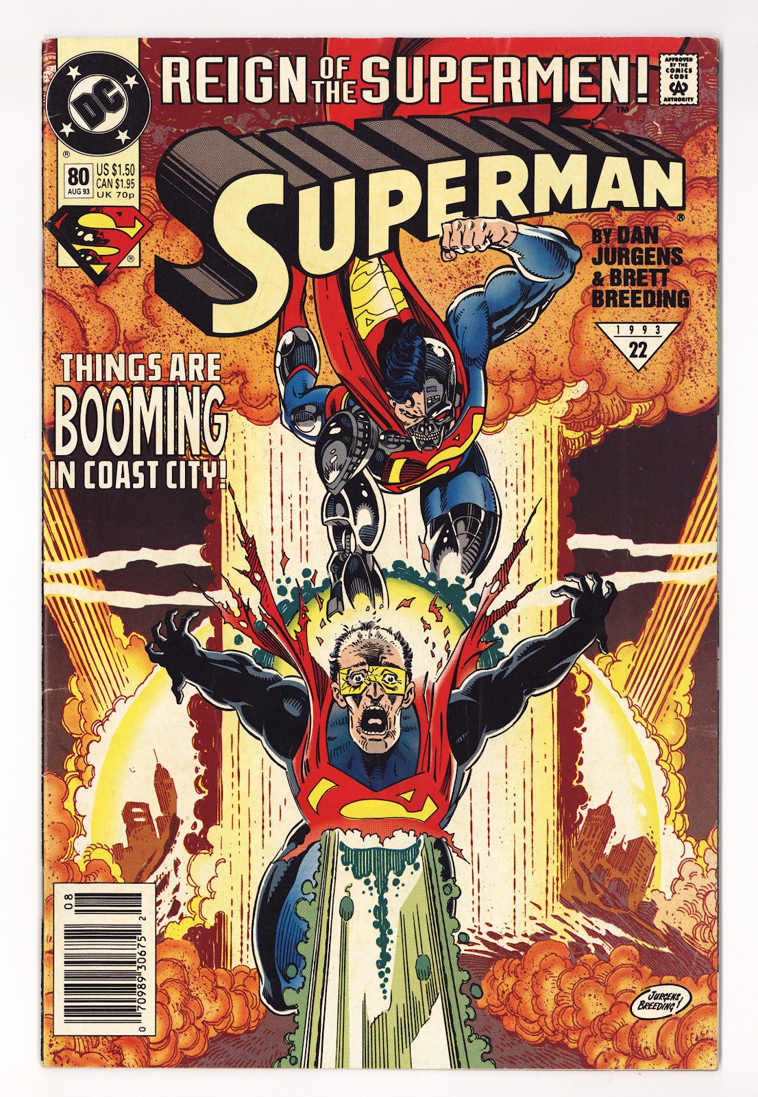 Superman Vol 2 80  Mid Grade   (1993)   Newsstand  