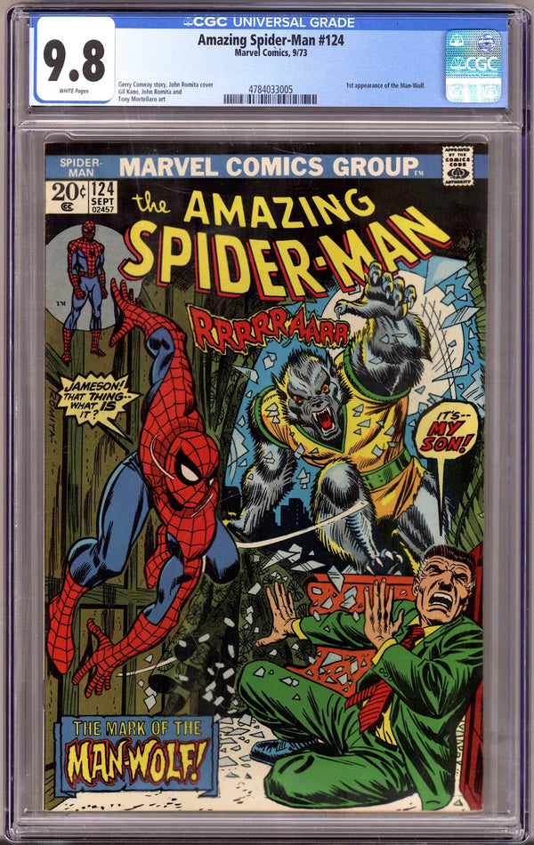 The Amazing Spider-Man Vol 1 124 CGC 9.8 (NM/M)   (1973)