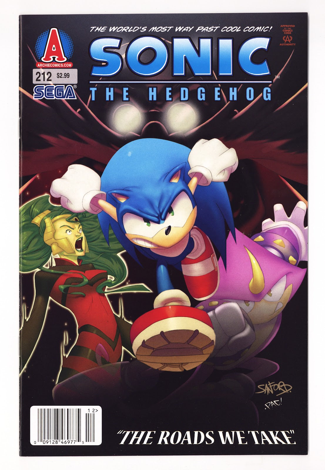 Sonic the Hedgehog Vol 2 212  Mid Grade   (2010)   Newsstand