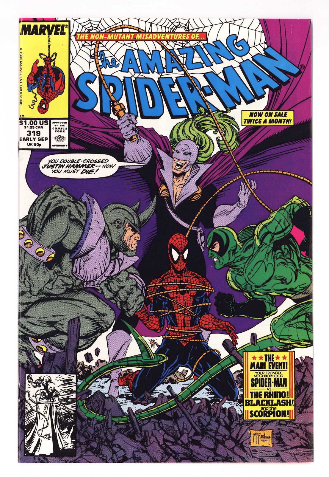 The Amazing Spider-Man Vol 1 319 VF/NM (9.0) (1989) 