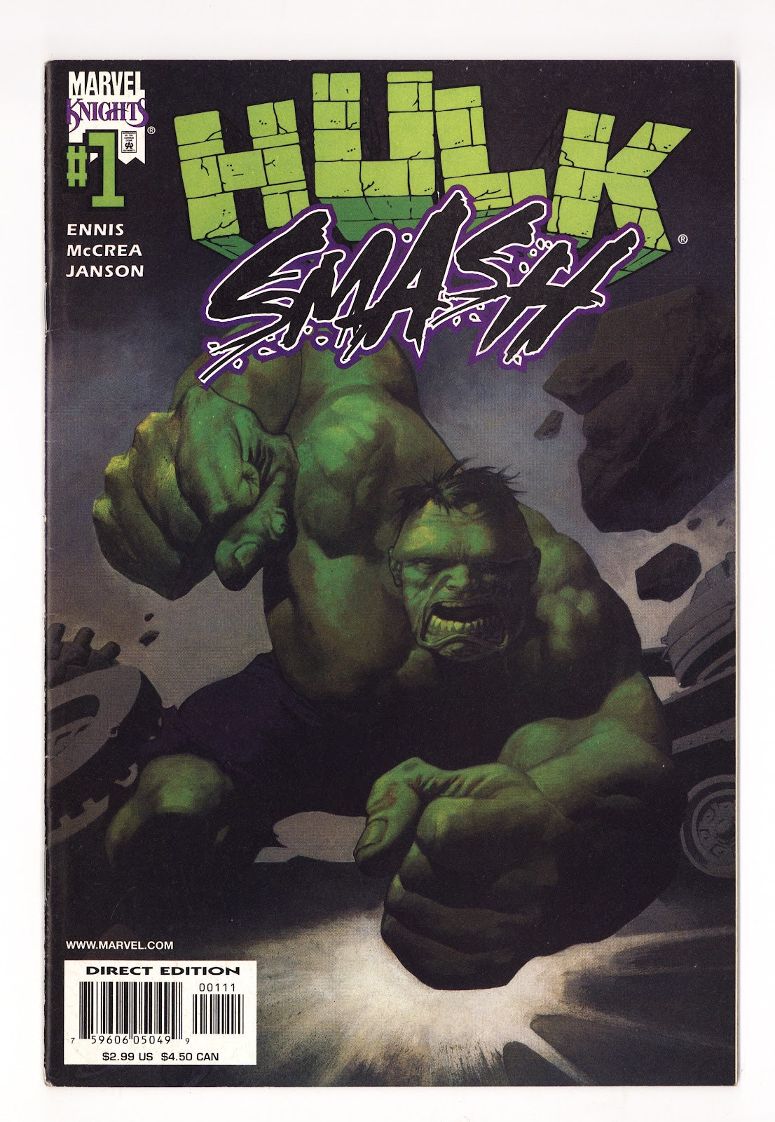 Hulk Smash   1  Mid Grade   (2001)