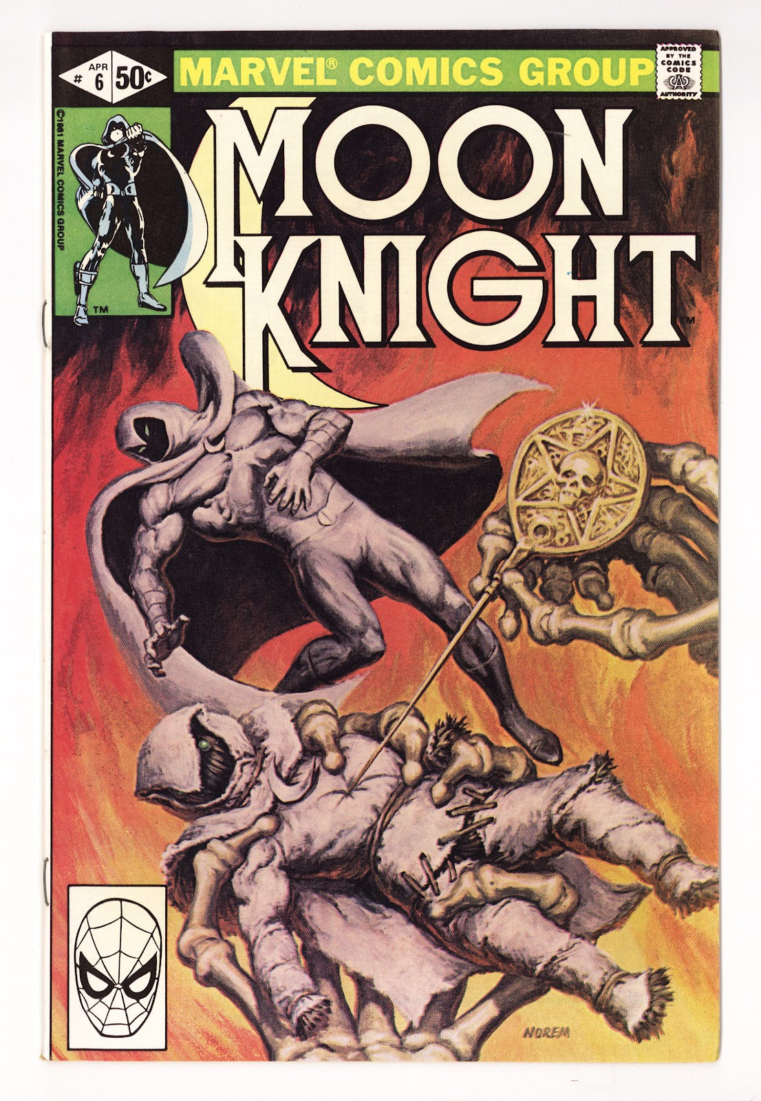 Moon Knight Vol 1 6 Mid Grade (1981) 