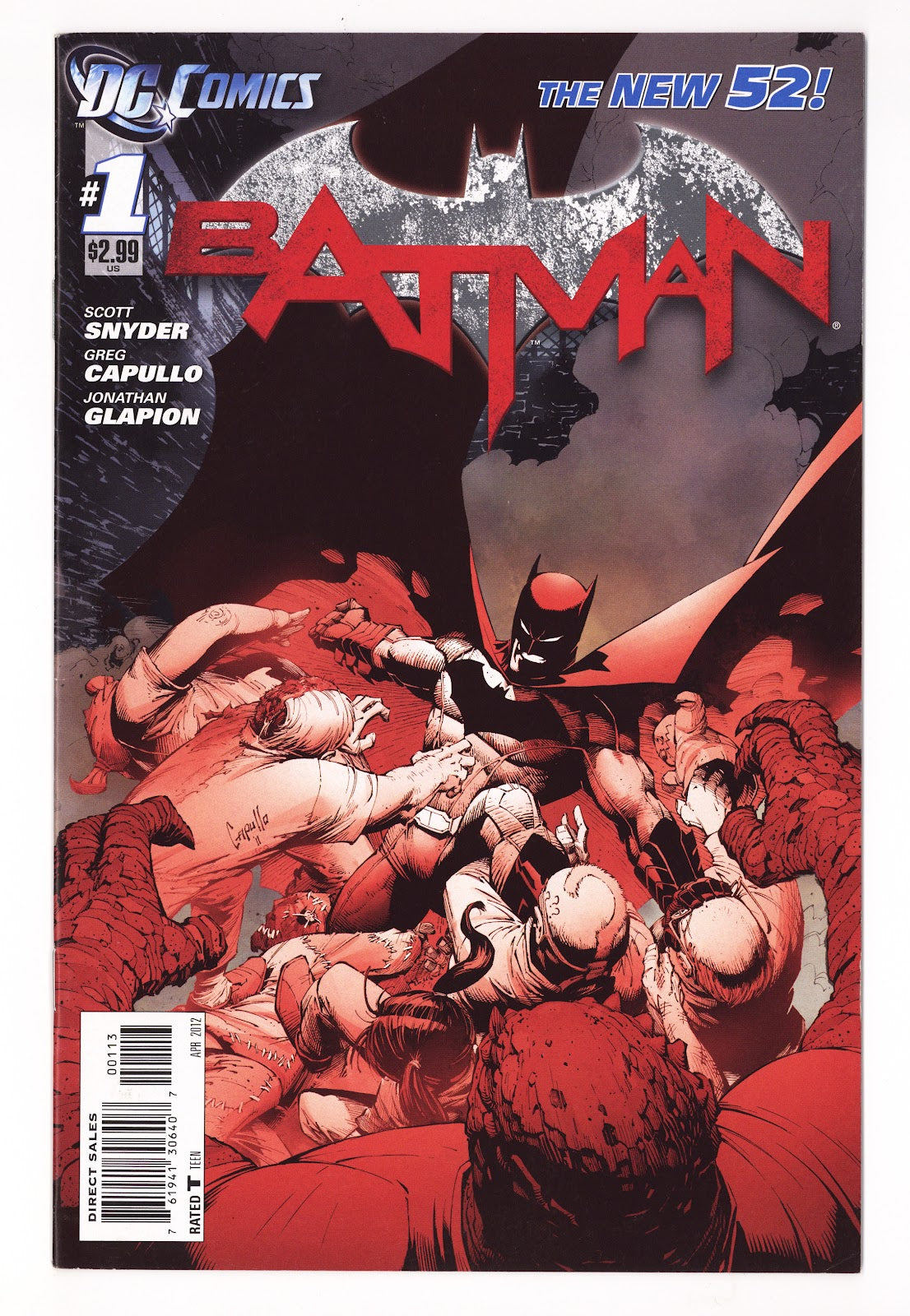 Batman Vol 2 1  FN/VF (7.0)   (2011)   3rd Print  